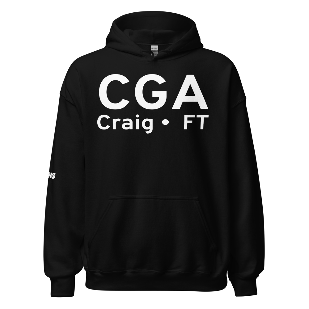 Craig (CGA) Airport Hoodie Sweatshirt 