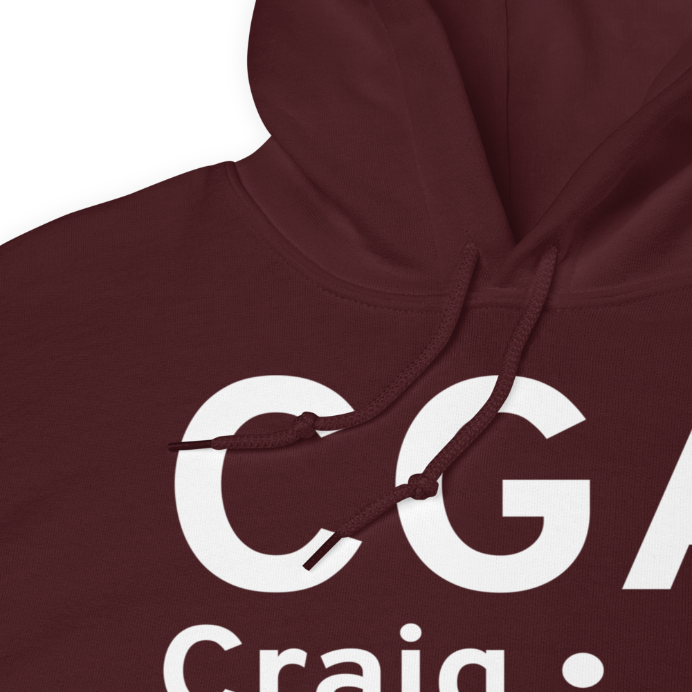 Craig (CGA) Airport Hoodie Sweatshirt 