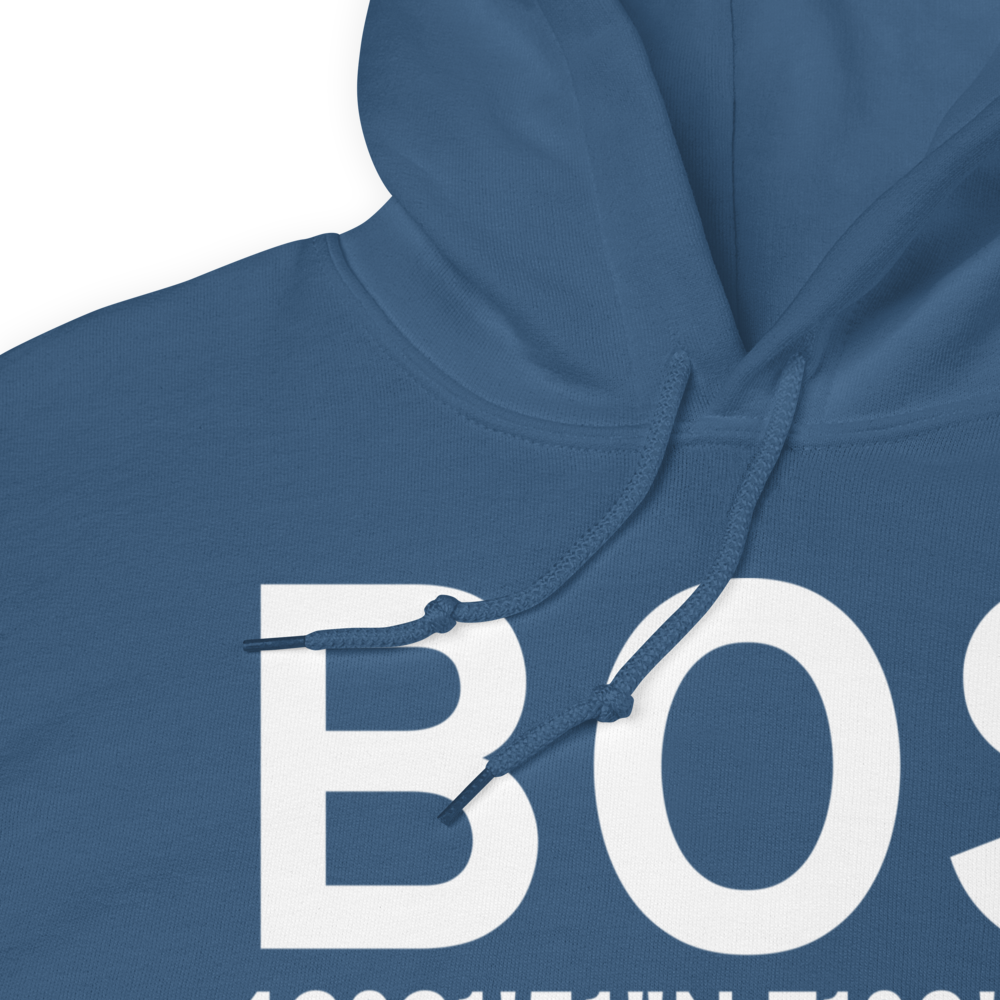 Boston (KBOS) Airport Hoodie Sweatshirt 