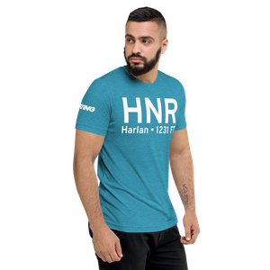 Harlan (KHNR) Airport Tri-blend T-Shirt