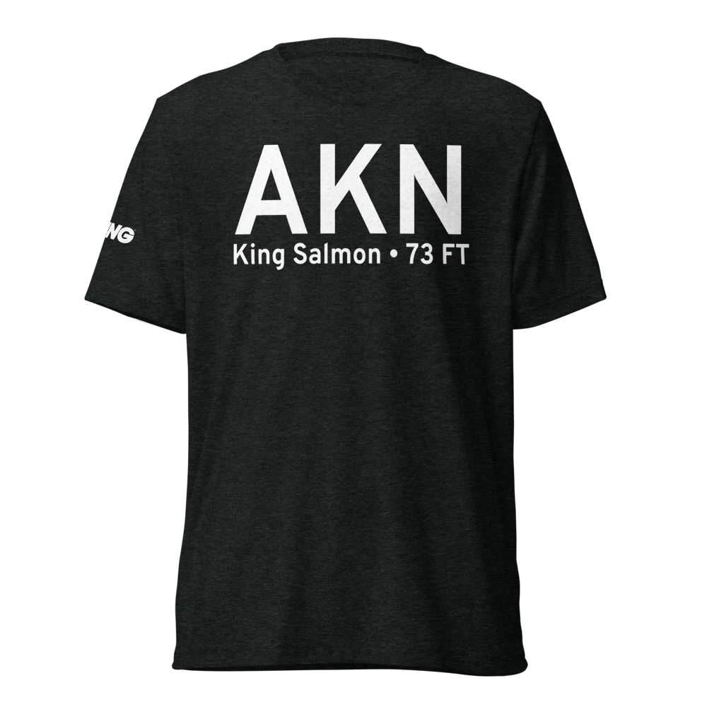 King Salmon (PAKN) Airport Tri-blend T-Shirt 