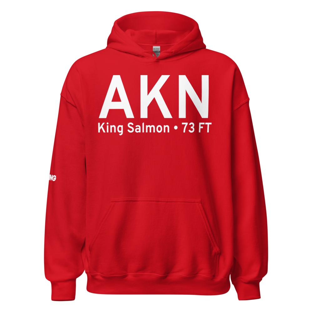 King Salmon (PAKN) Airport Hoodie Sweatshirt 