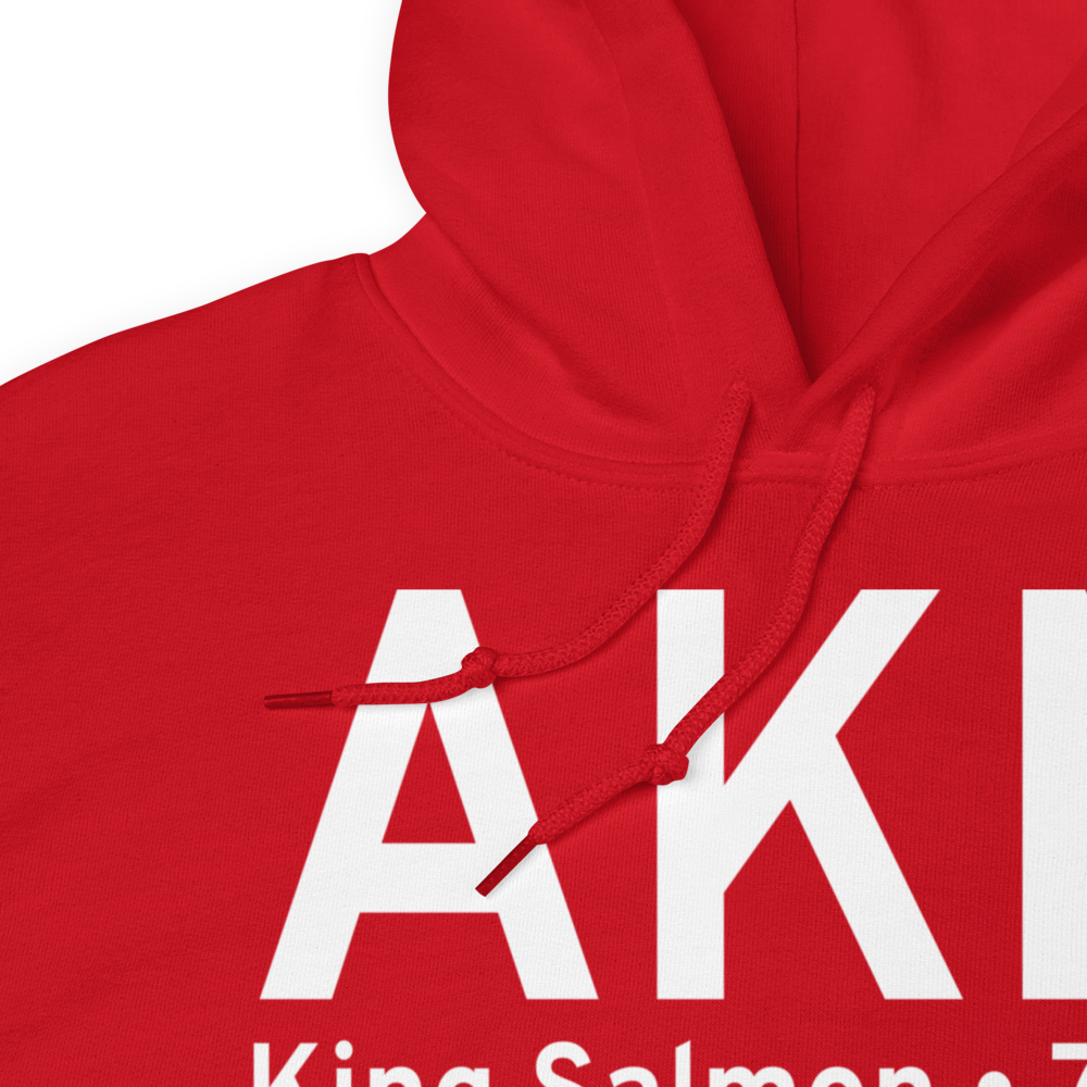 King Salmon (PAKN) Airport Hoodie Sweatshirt 