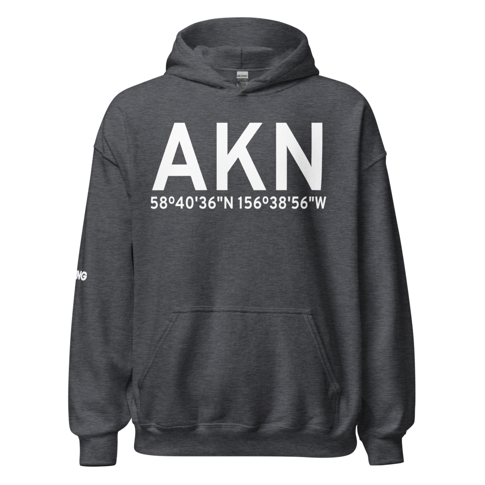 King Salmon (PAKN) Airport Hoodie Sweatshirt 