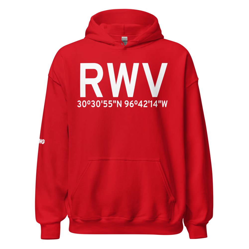 Caldwell (KRWV) Airport Hoodie Sweatshirt 
