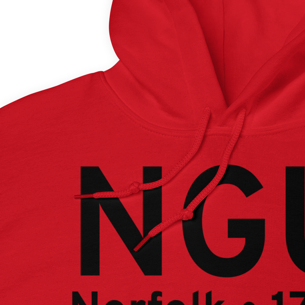 Norfolk (KNGU) Airport Hoodie Sweatshirt 
