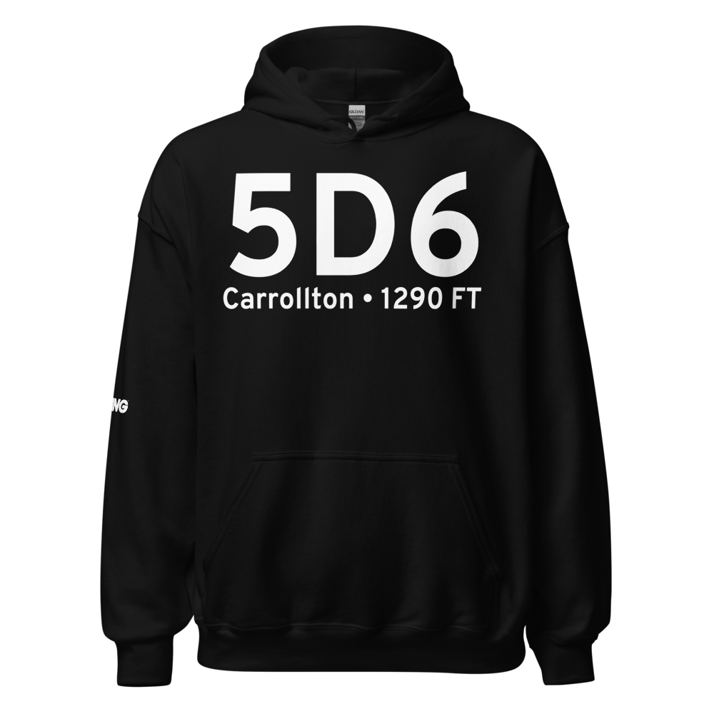 Carrollton (5D6) Airport Hoodie Sweatshirt 