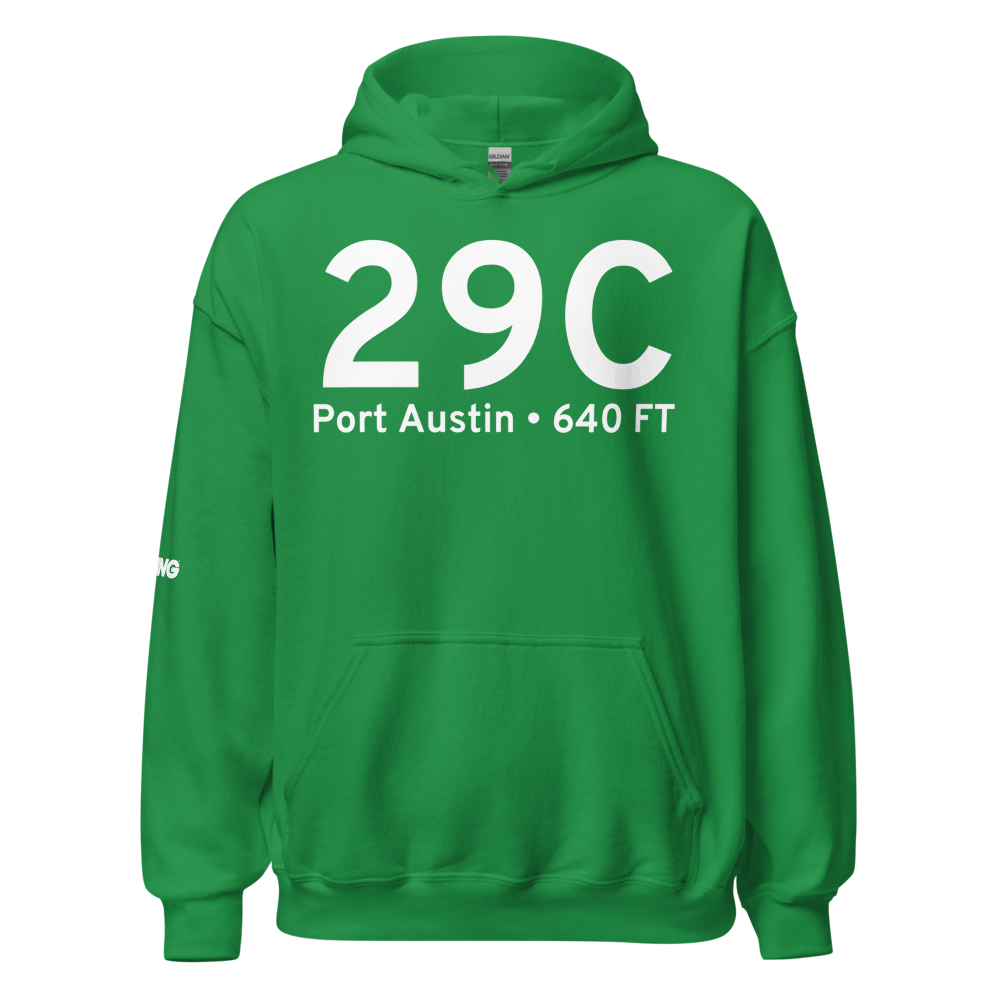 Port Austin (29C) Airport Hoodie Sweatshirt 