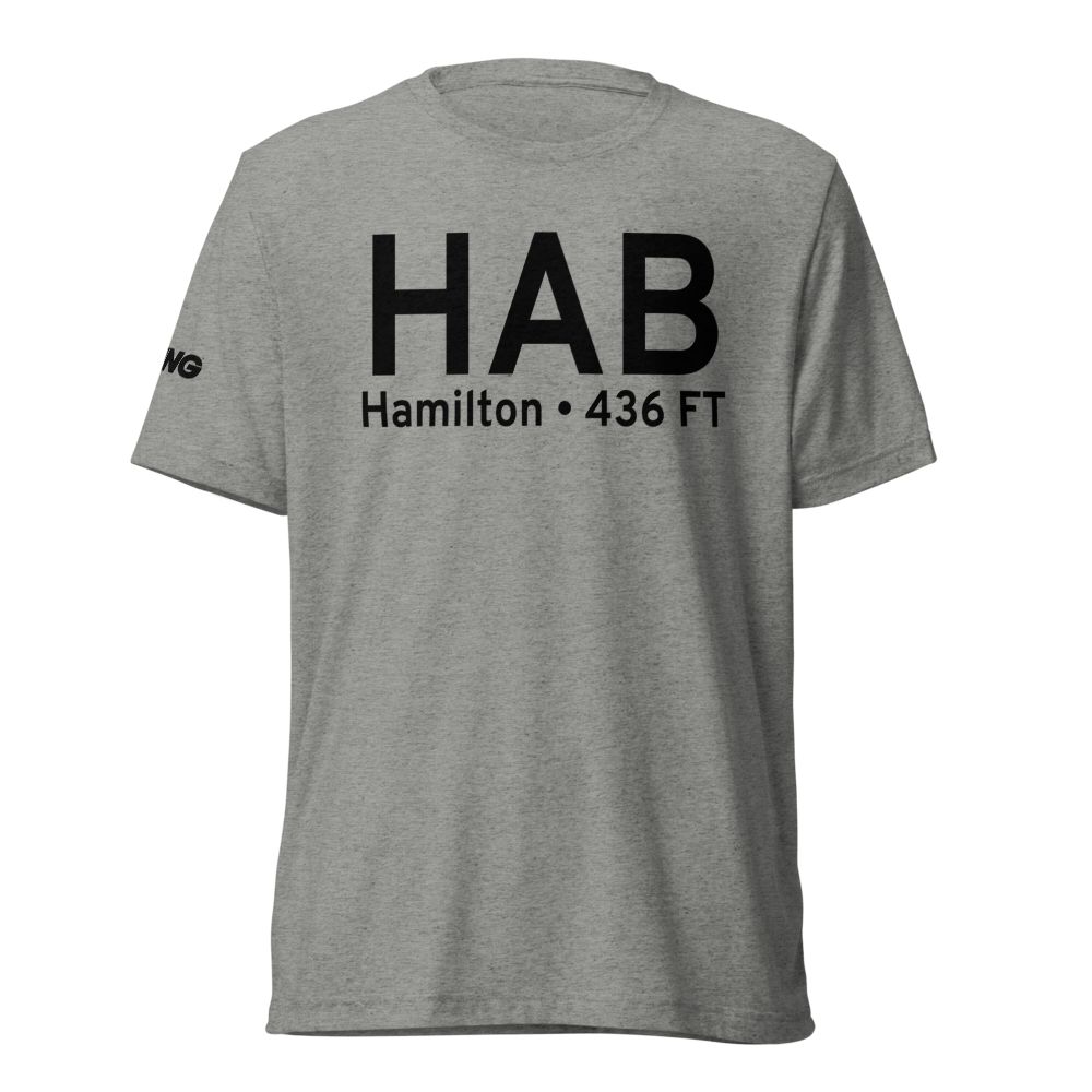 Hamilton (KHAB) Airport Tri-blend T-Shirt 