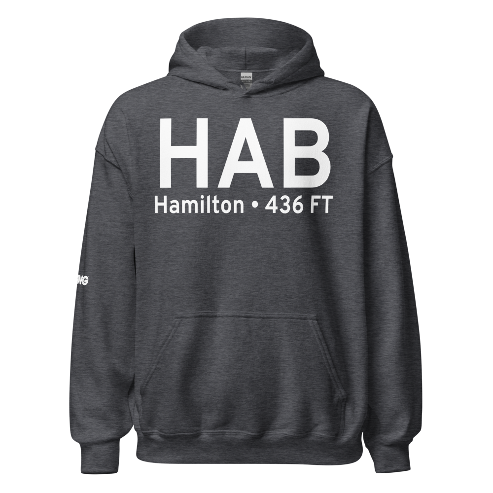 Hamilton (KHAB) Airport Hoodie Sweatshirt 