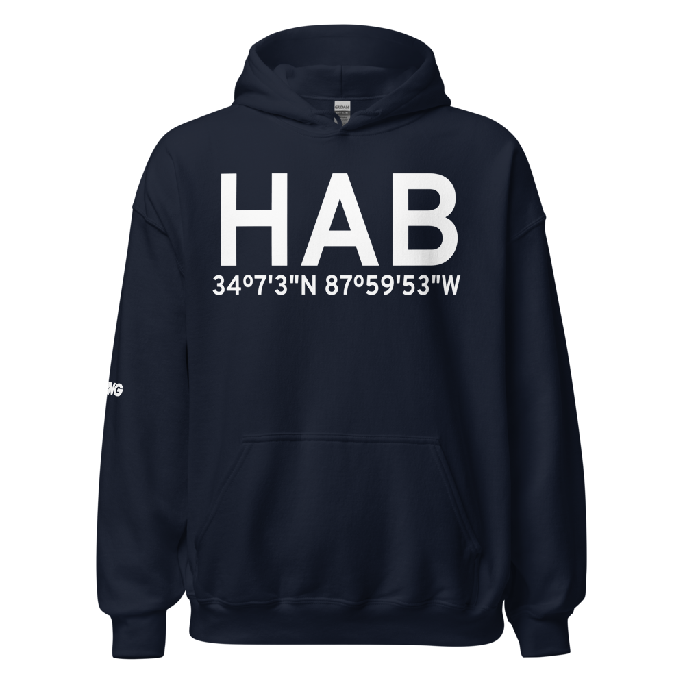 Hamilton (KHAB) Airport Hoodie Sweatshirt 