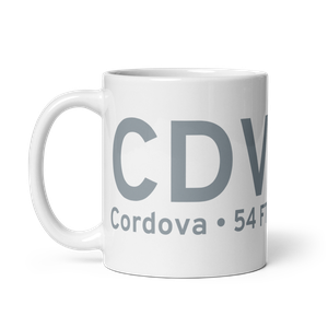 Cordova (PACV) Airport Mug