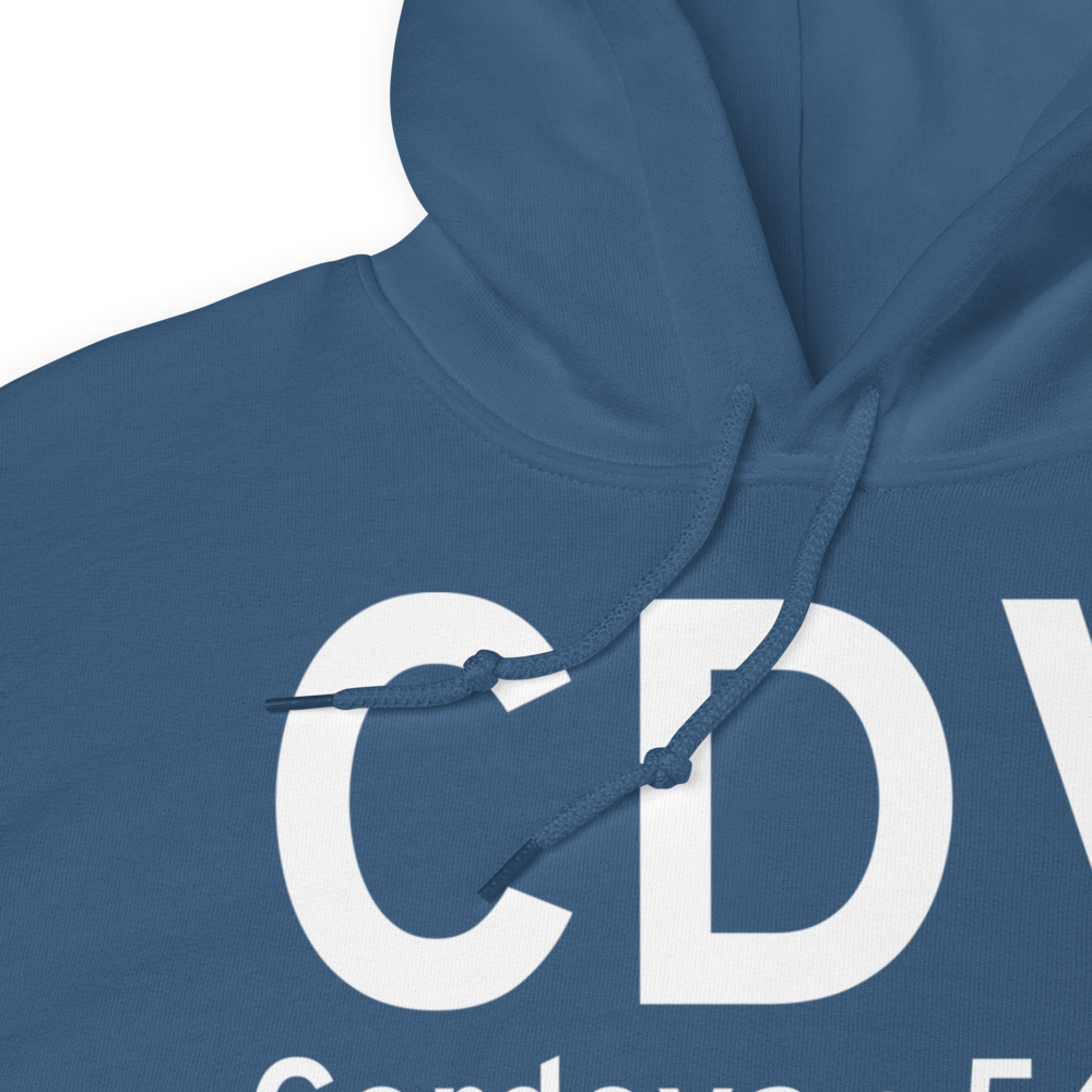 Cordova (PACV) Airport Hoodie Sweatshirt 