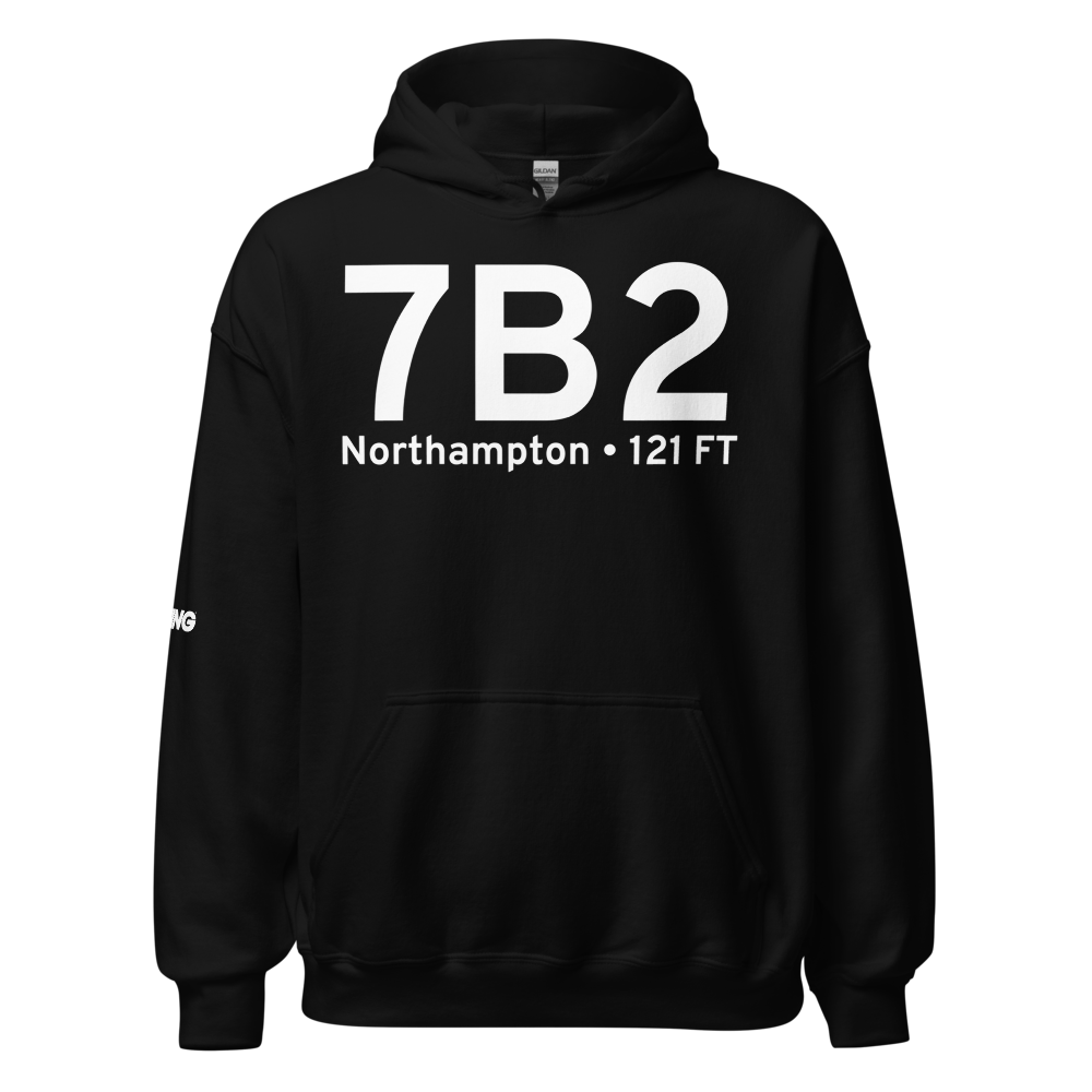 Northampton (K7B2) Airport Hoodie Sweatshirt 