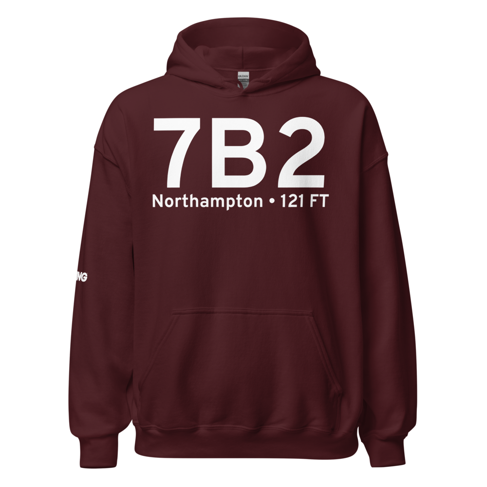 Northampton (K7B2) Airport Hoodie Sweatshirt 