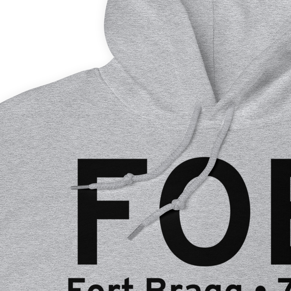 Fort Bragg (82CL) Airport Hoodie Sweatshirt 