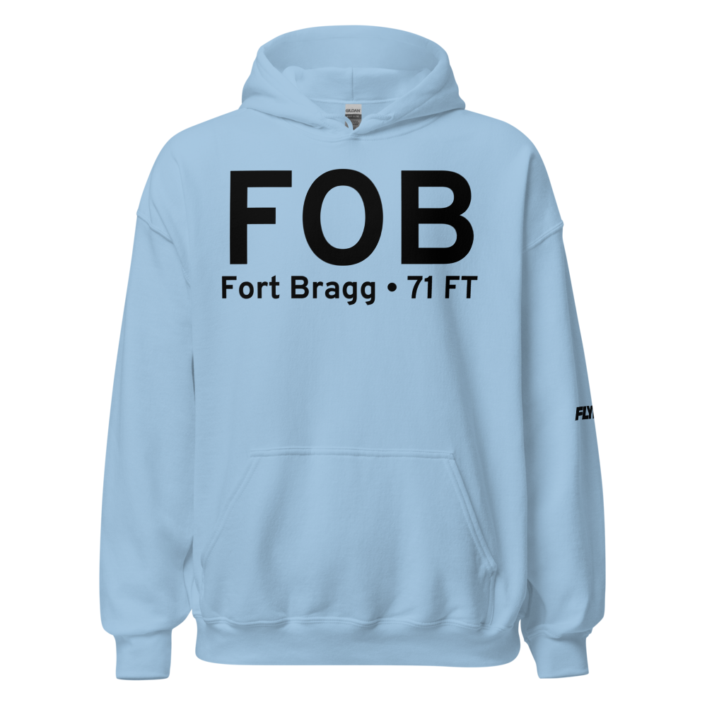 Fort Bragg (82CL) Airport Hoodie Sweatshirt 