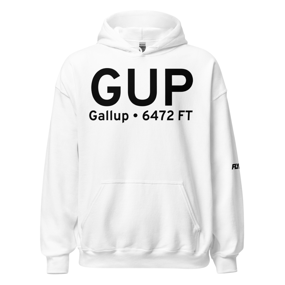 Gallup (KGUP) Airport Hoodie Sweatshirt 