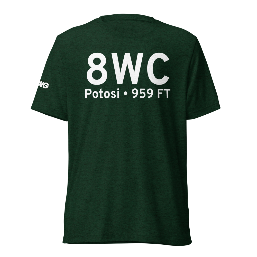 Potosi (K8WC) Airport Tri-blend T-Shirt 