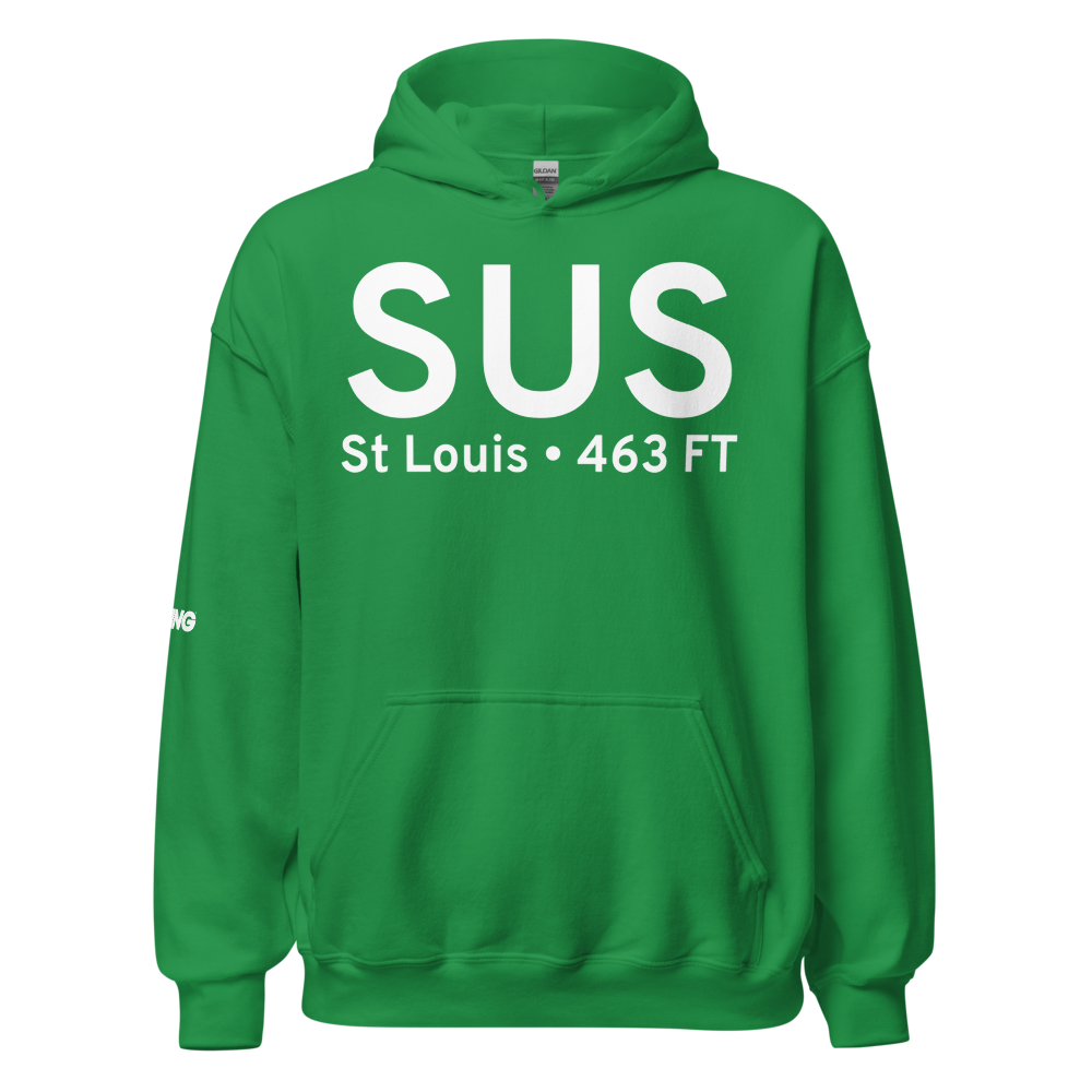 St Louis (KSUS) Airport Hoodie Sweatshirt 