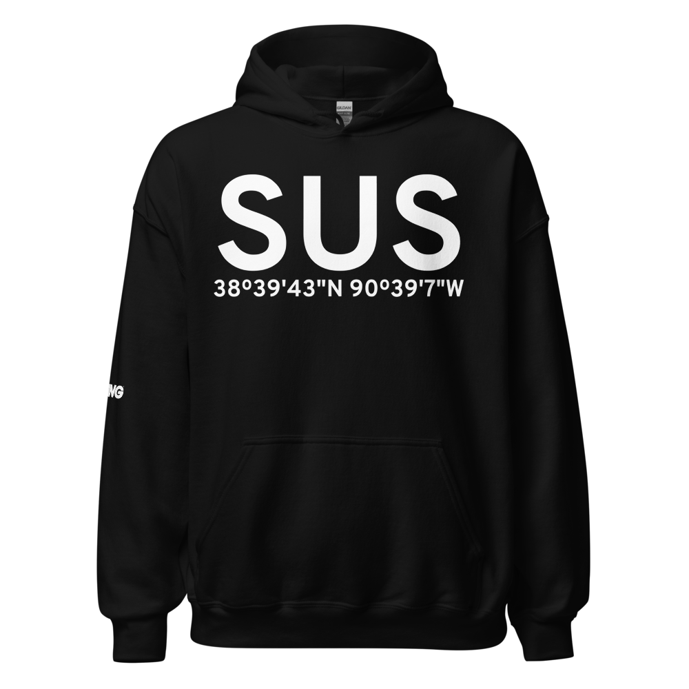 St Louis (KSUS) Airport Hoodie Sweatshirt 