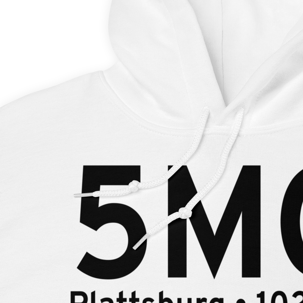 Plattsburg (5MO) Airport Hoodie Sweatshirt 