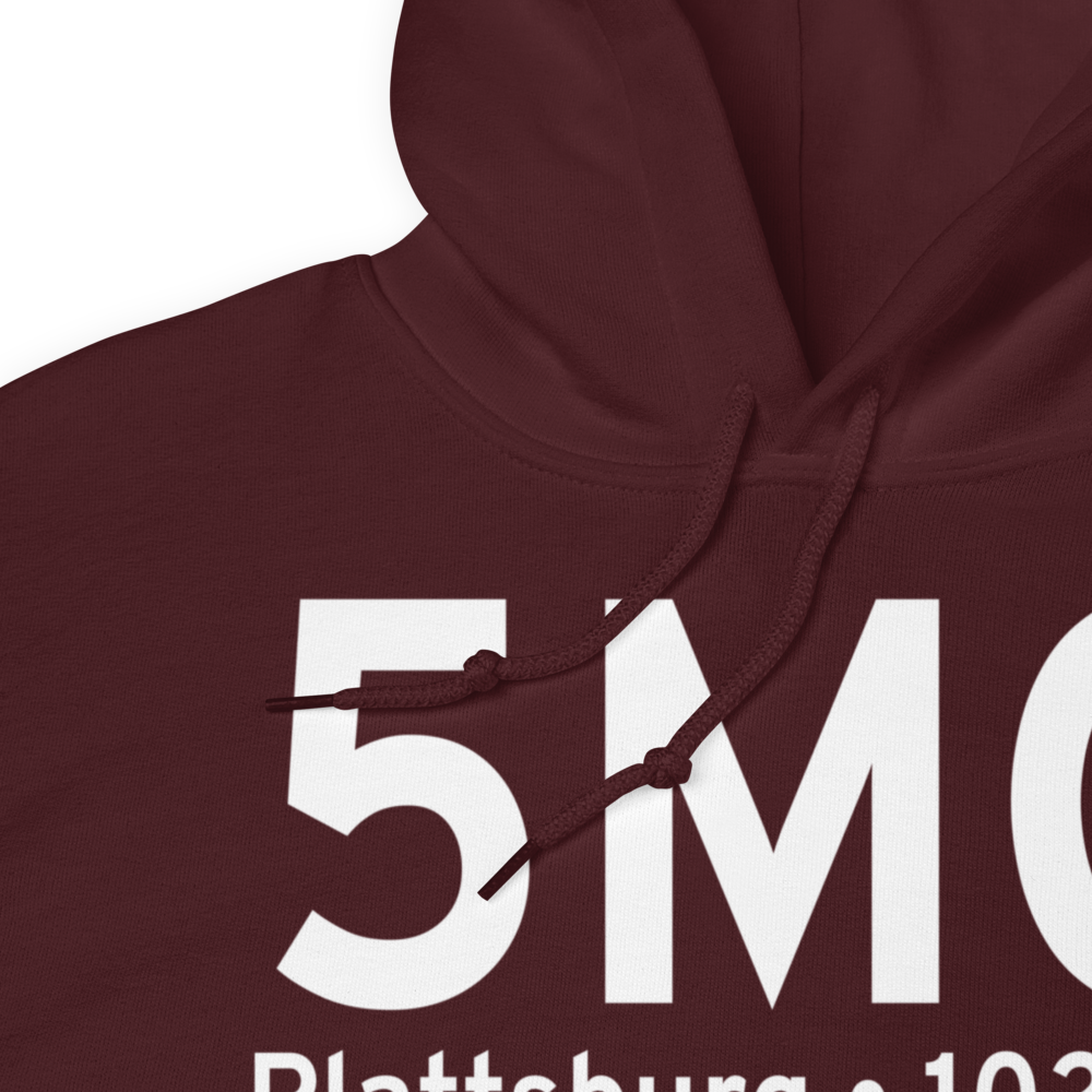 Plattsburg (5MO) Airport Hoodie Sweatshirt 
