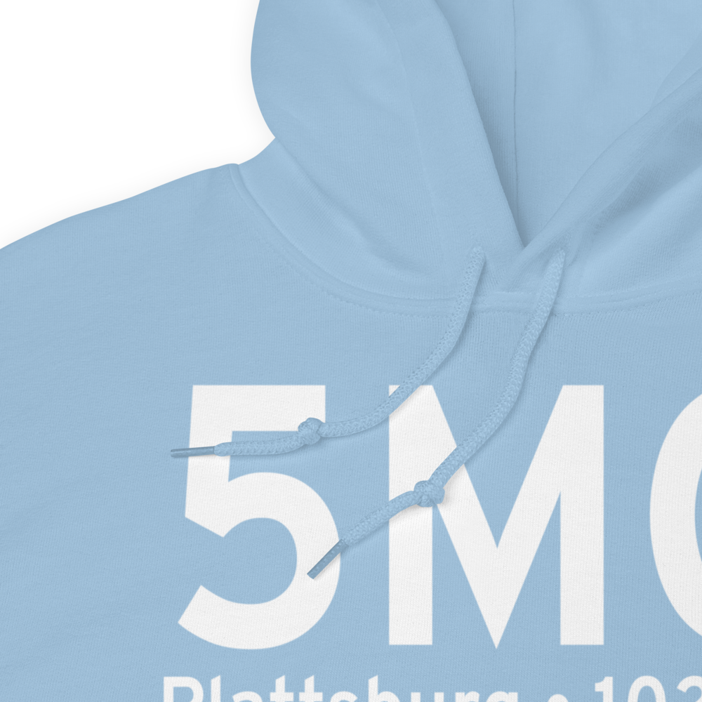 Plattsburg (5MO) Airport Hoodie Sweatshirt 