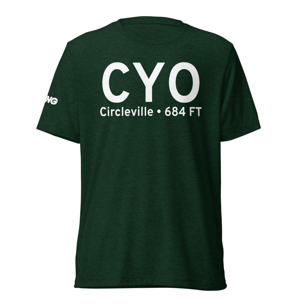 Circleville (KCYO) Airport Tri-blend T-Shirt 