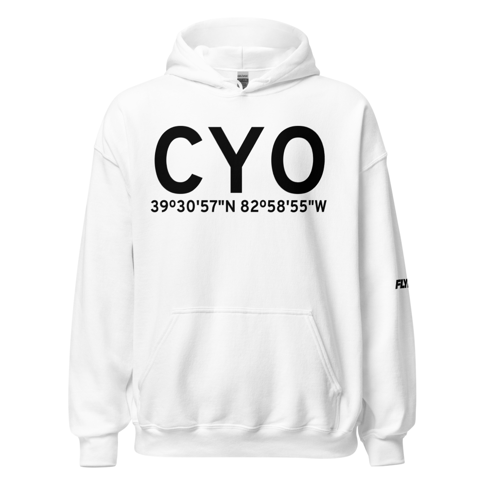 Circleville (KCYO) Airport Hoodie Sweatshirt 