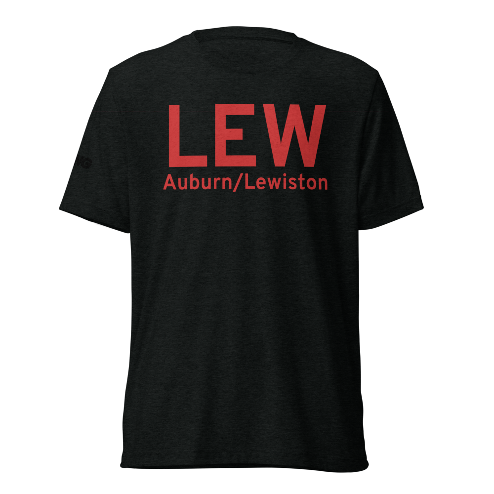 Auburn/Lewiston (KLEW) Airport Tri-blend T-Shirt 