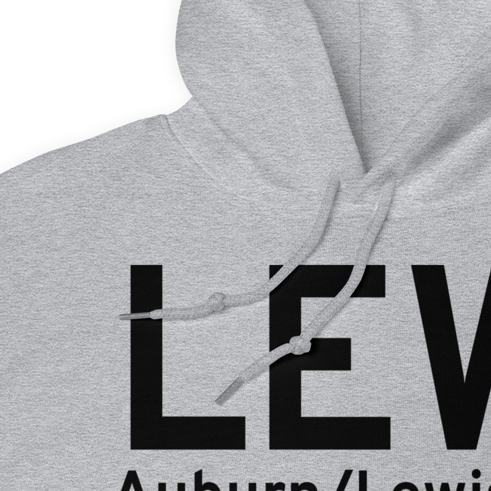 Auburn/Lewiston (KLEW) Airport Hoodie Sweatshirt 