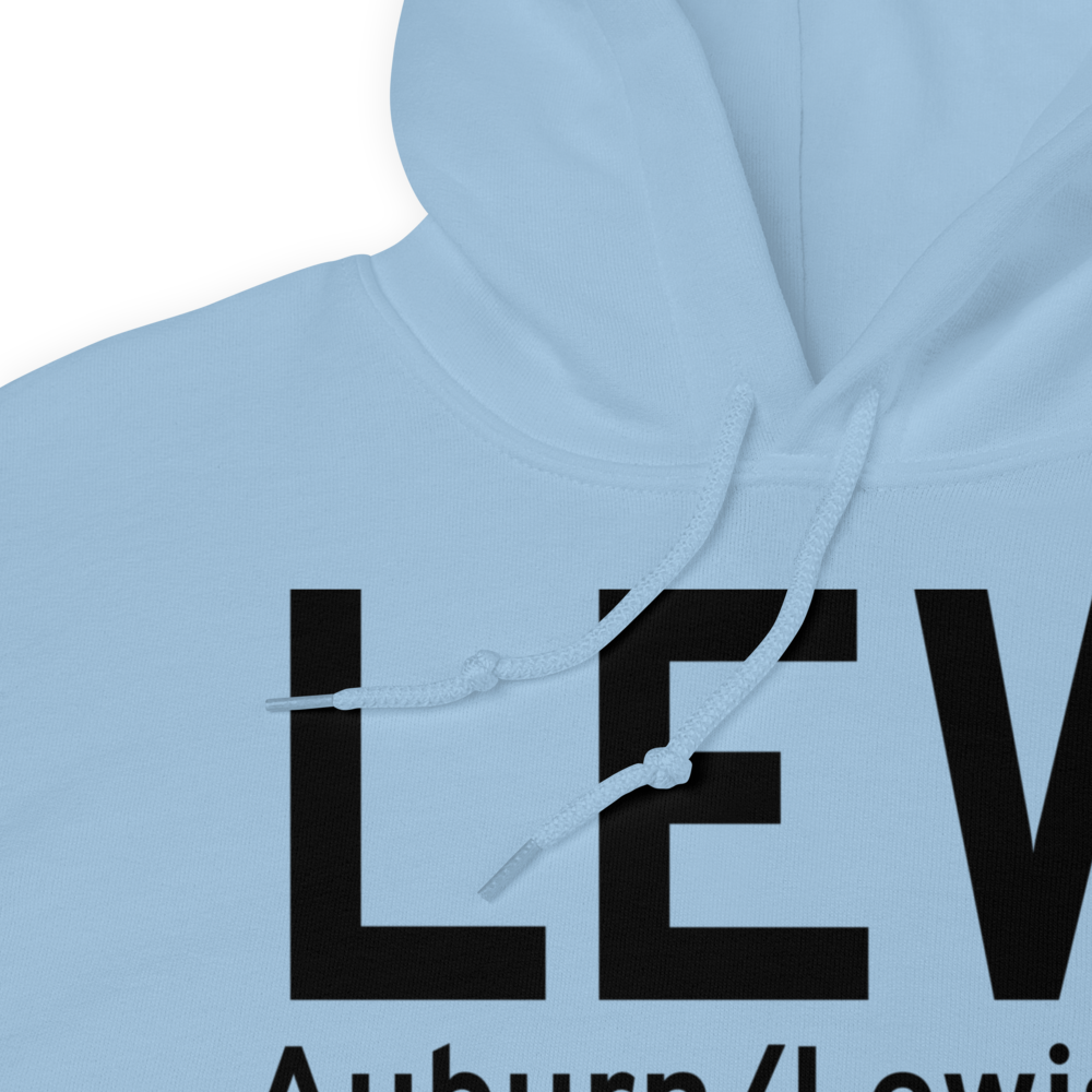 Auburn/Lewiston (KLEW) Airport Hoodie Sweatshirt 