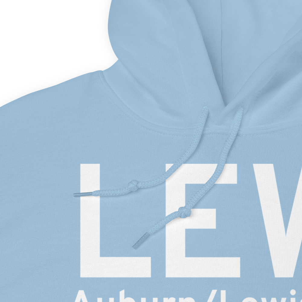 Auburn/Lewiston (KLEW) Airport Hoodie Sweatshirt 