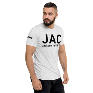 Jackson (KJAC) Airport Tri-blend T-Shirt