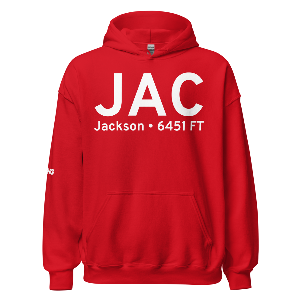 Jackson (KJAC) Airport Hoodie Sweatshirt 
