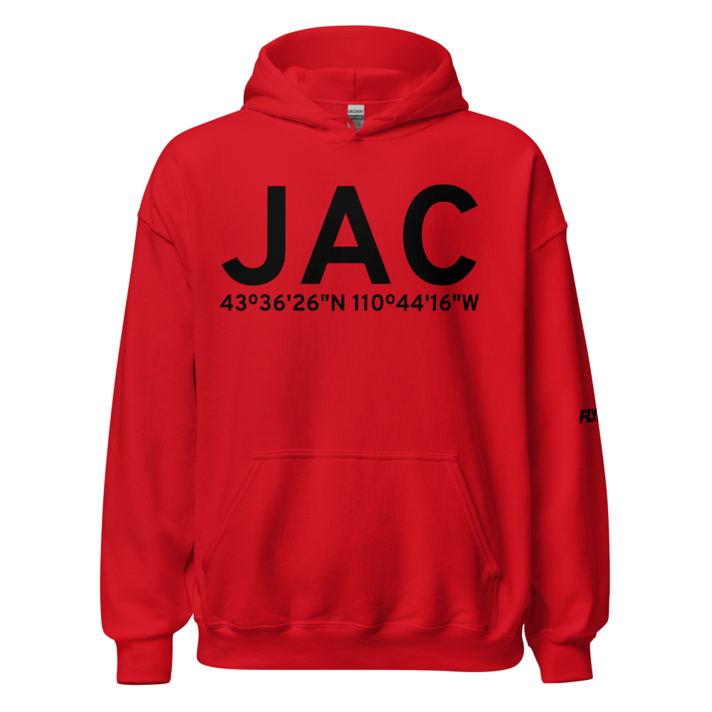 Jackson (KJAC) Airport Hoodie Sweatshirt 