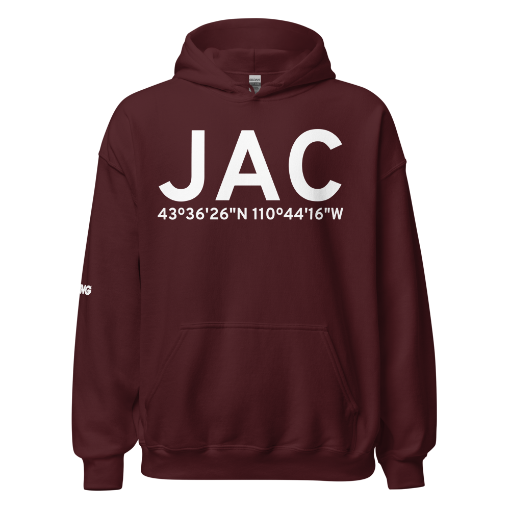 Jackson (KJAC) Airport Hoodie Sweatshirt 