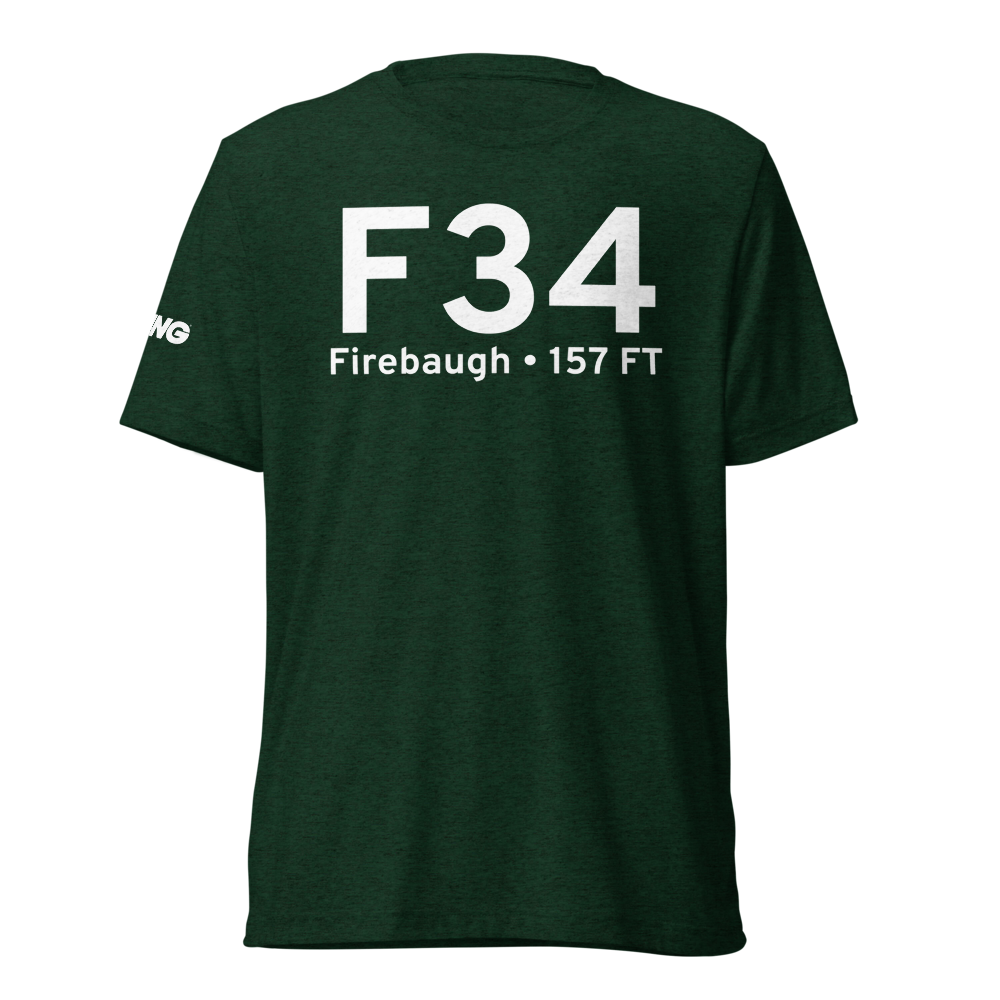 Firebaugh (KF34) Airport Tri-blend T-Shirt 