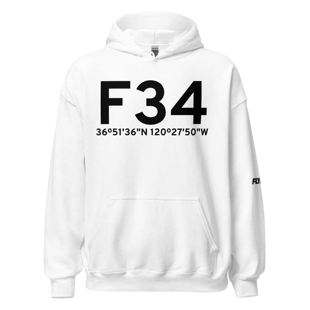 Firebaugh (KF34) Airport Hoodie Sweatshirt 