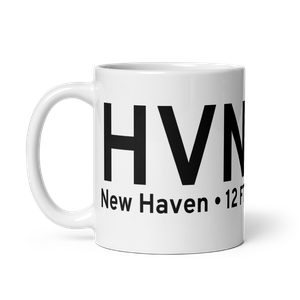 New Haven (KHVN) Airport Mug