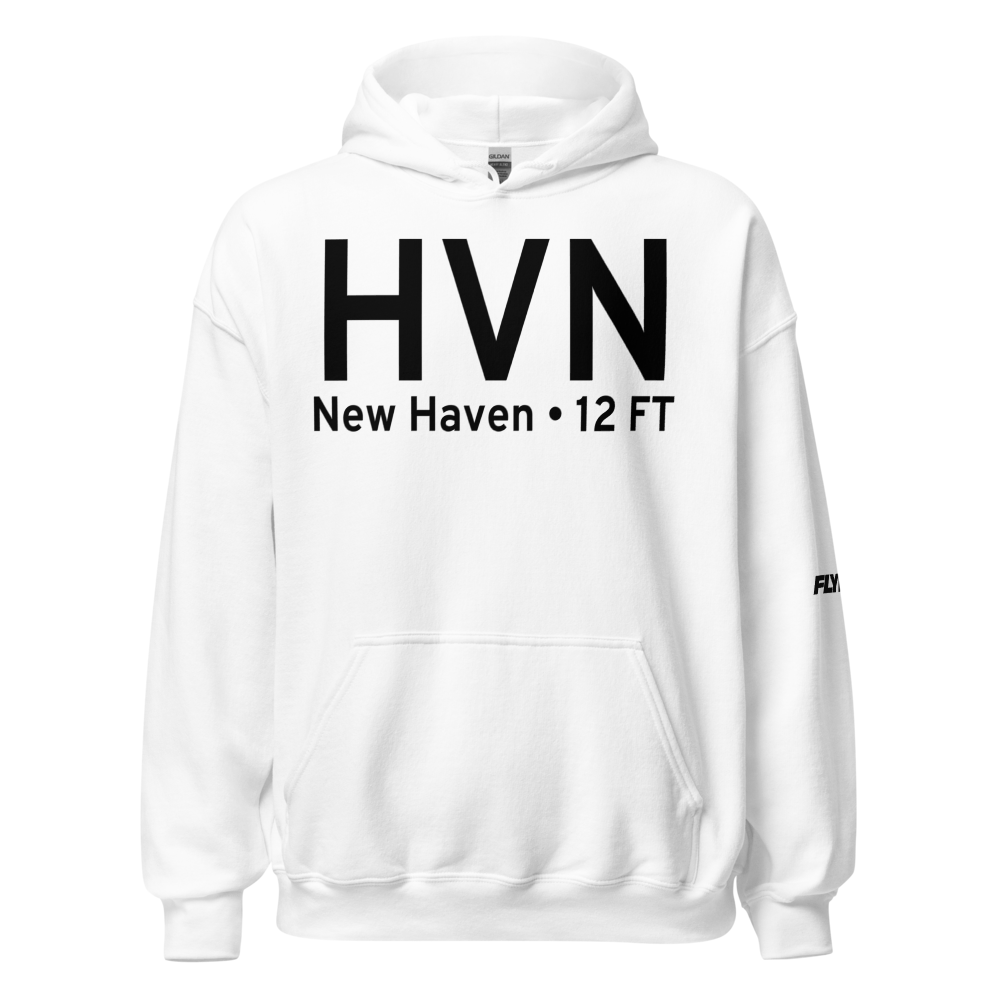 New Haven (KHVN) Airport Hoodie Sweatshirt 