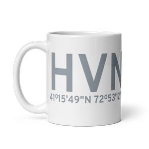 New Haven (KHVN) Airport Mug