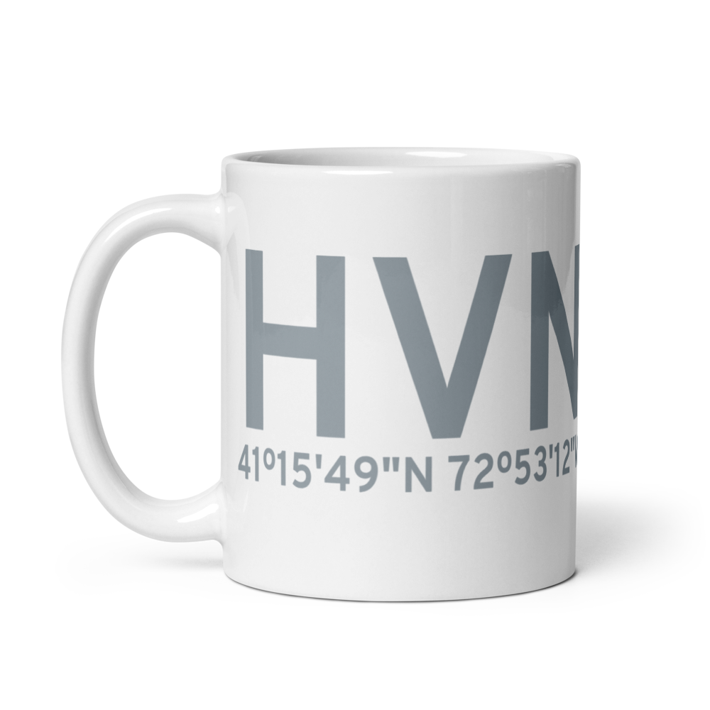 New Haven (KHVN) Airport Mug 