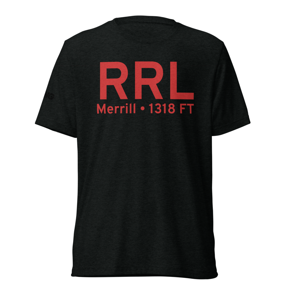 Merrill (KRRL) Airport Tri-blend T-Shirt 