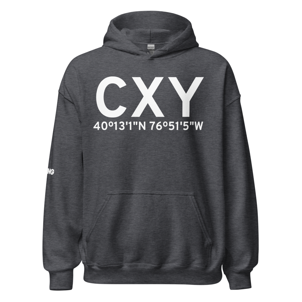 Harrisburg (KCXY) Airport Hoodie Sweatshirt 