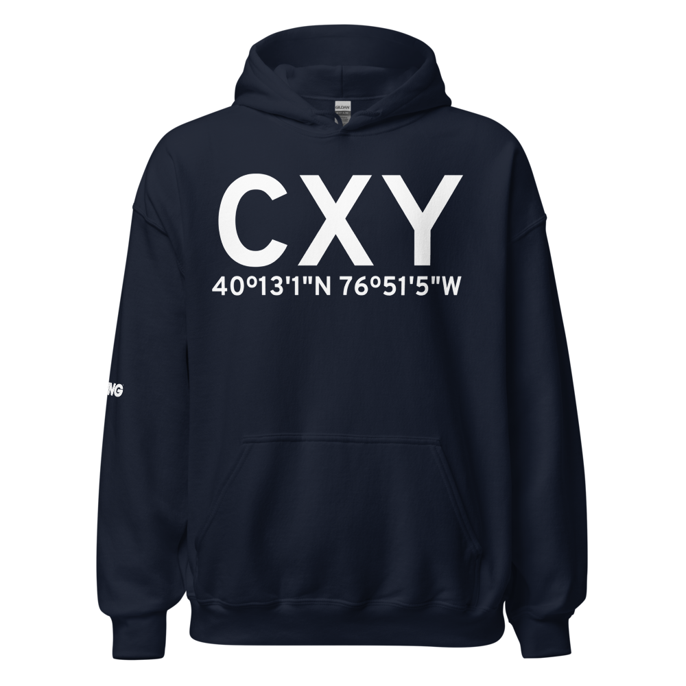 Harrisburg (KCXY) Airport Hoodie Sweatshirt 