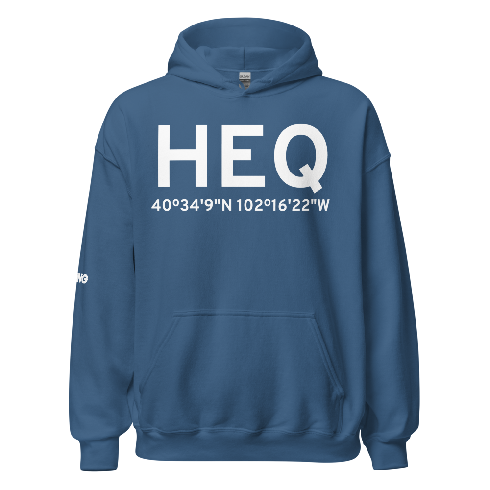 Holyoke (KHEQ) Airport Hoodie Sweatshirt 