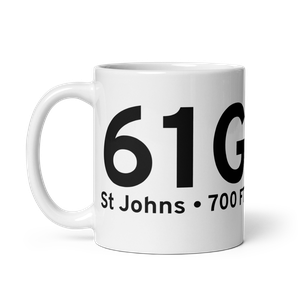 St Johns (61G) Airport Mug