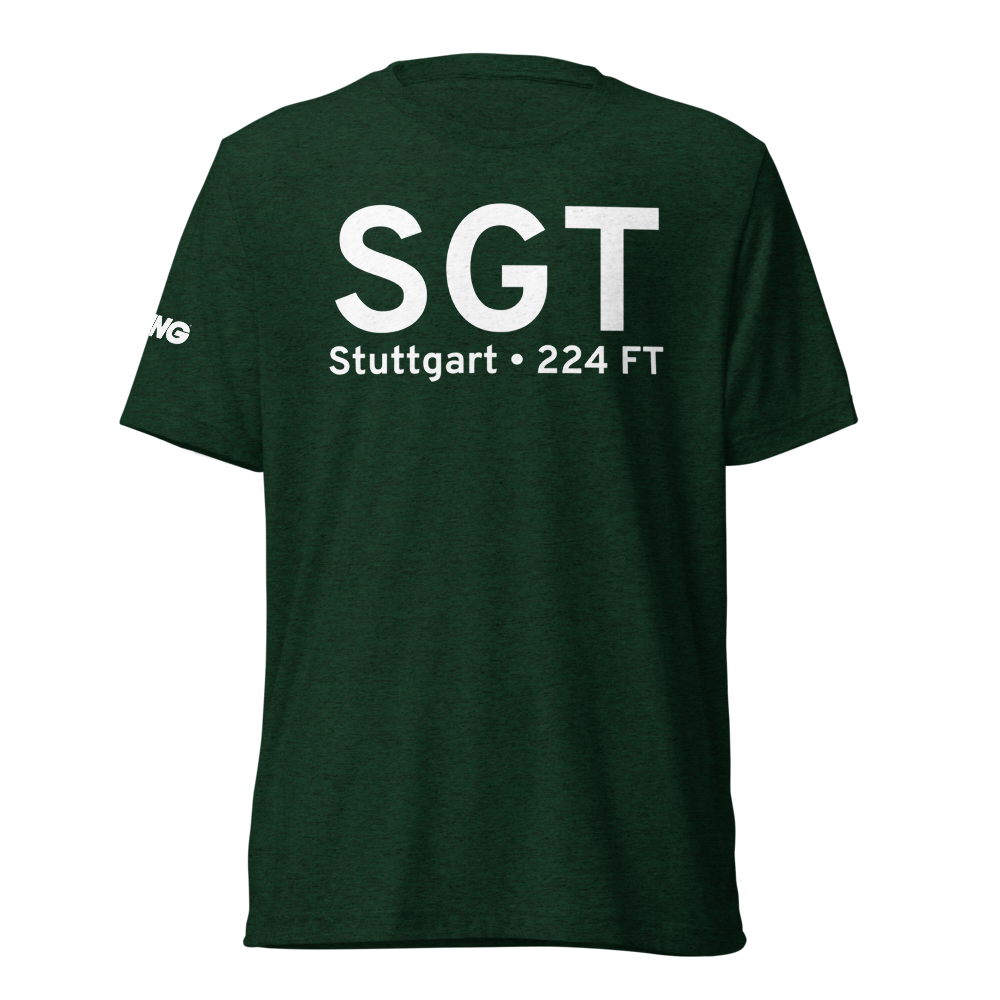 Stuttgart (KSGT) Airport Tri-blend T-Shirt 